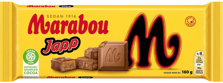 Marabou Japp choklad 160g