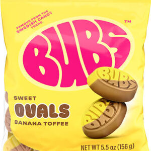 Bubs Goody sweet ovals banana toffee